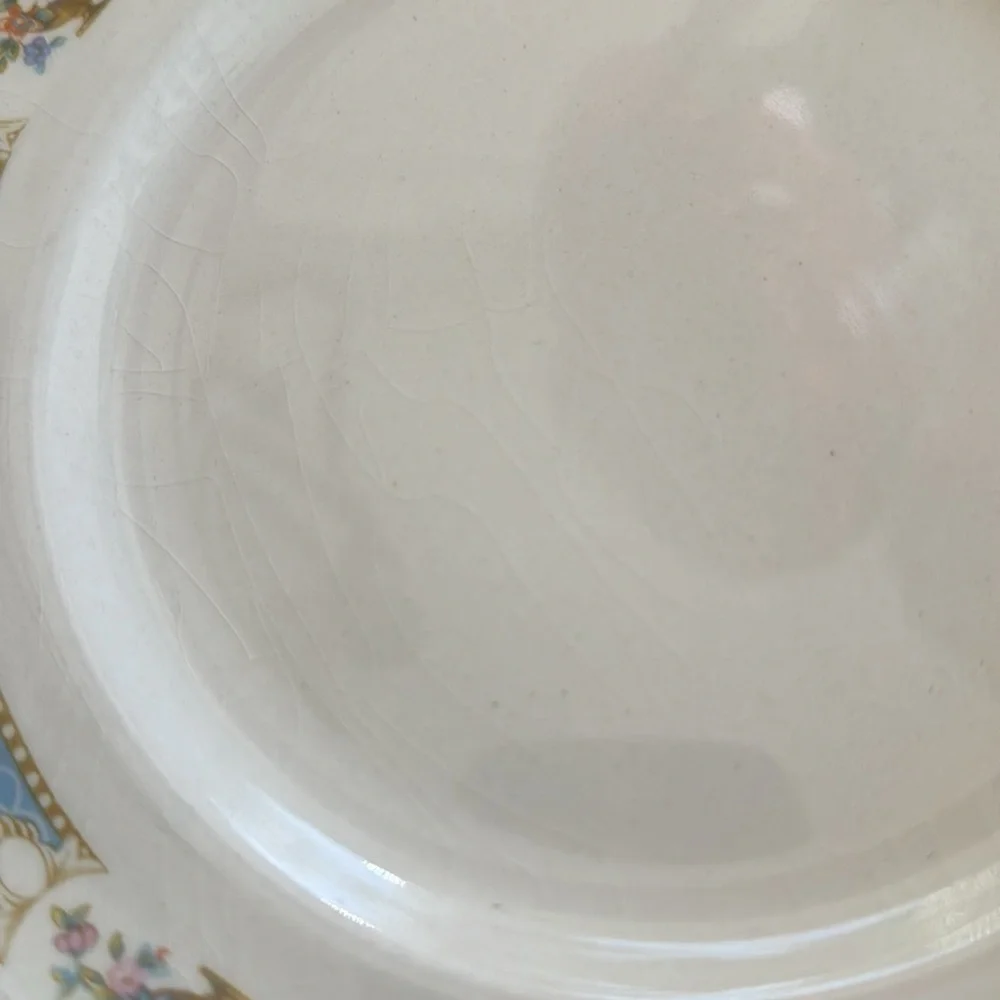 Vintage HTF Johnson Bros. Belvedere Plate, Stamped Old English